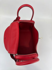 Lindy 26 Rouge Casaque Clemence Leather PHW