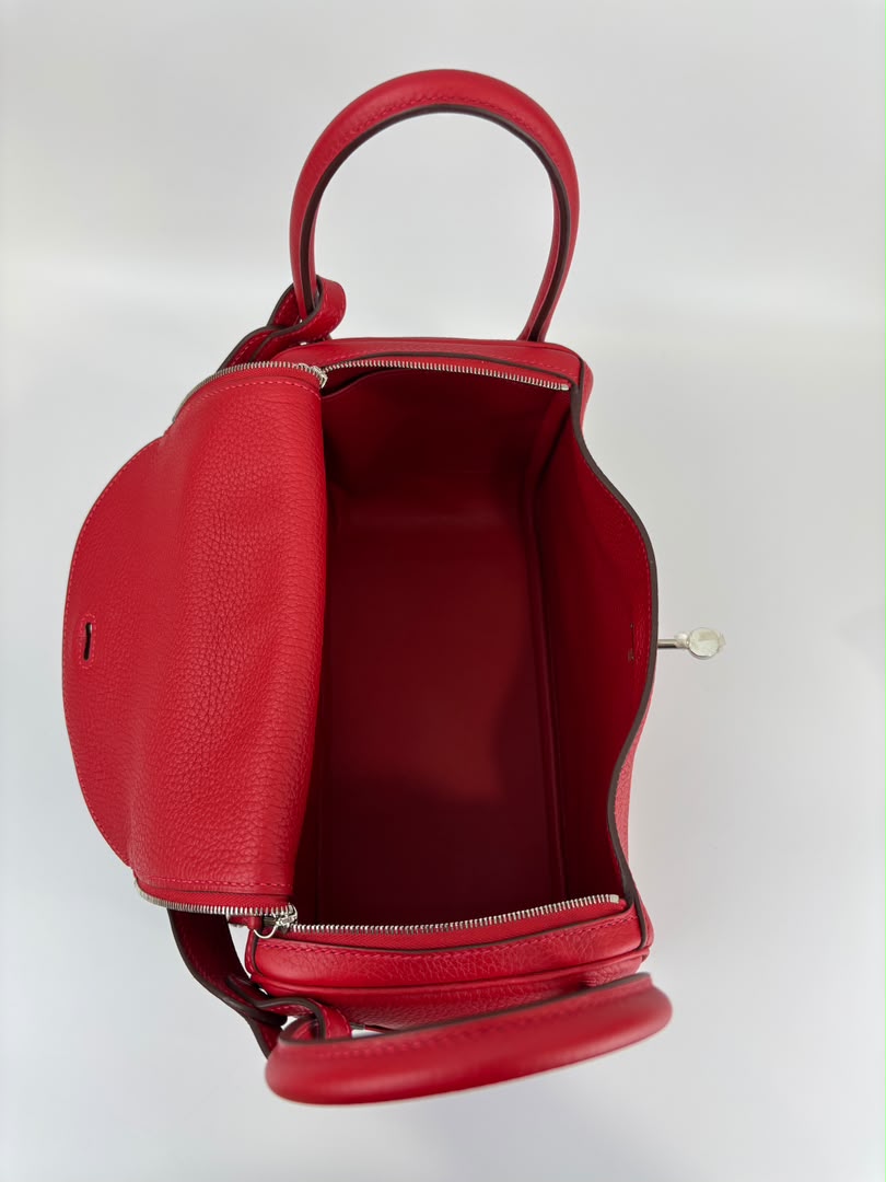 Lindy 26 Rouge Casaque Clemence Leather PHW