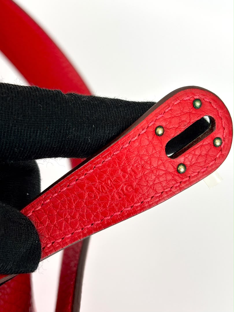 Lindy 26 Rouge Casaque Clemence Leather PHW