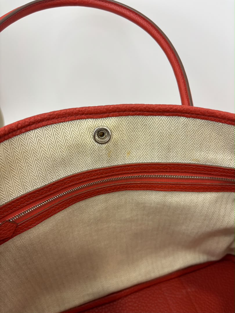 Garden Party 36 Tote Sanguine Negonda Leather
