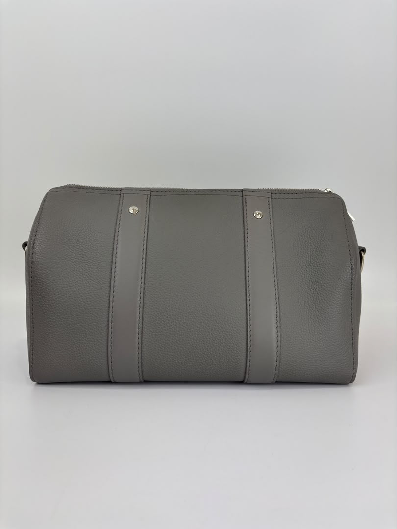 City Keepall Aerogram Gray Grained Calfskin