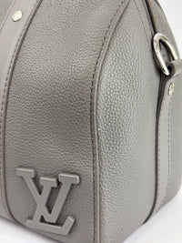 City Keepall Aerogram Gray Grained Calfskin