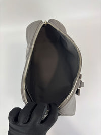 City Keepall Aerogram Gray Grained Calfskin