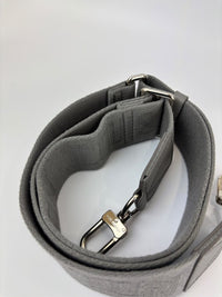 City Keepall Aerogram Gray Grained Calfskin