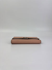 Capucines Compact Wallet in Magnolia Taurillon