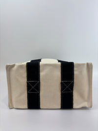 2000s Bora Bora PM Tote in White/Black