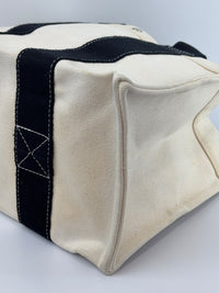 2000s Bora Bora PM Tote in White/Black