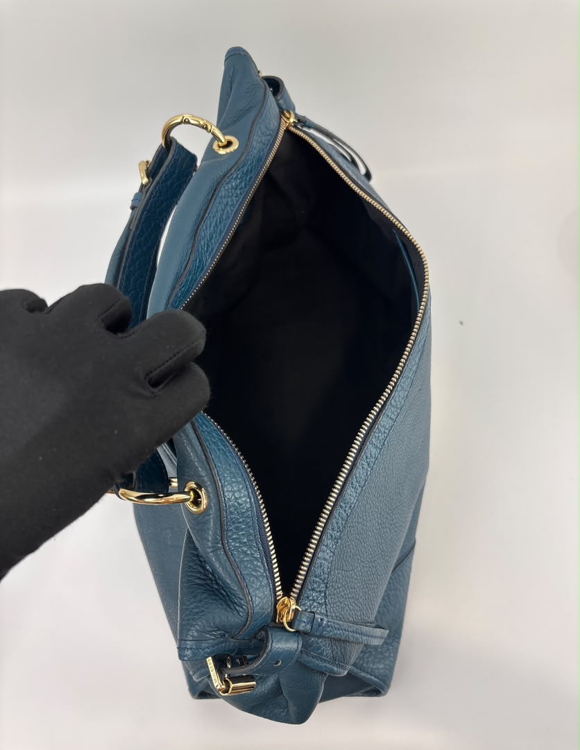 FW2011 Taylor Oversized Satchel Dark Teal