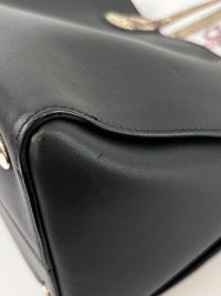 Small Dioraddict Shopper Tote in Black/Beige Leather and Python