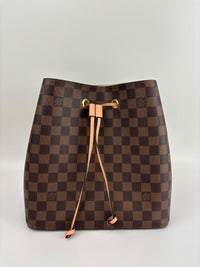 Damier Ebene Neonoe MM Venus Pink