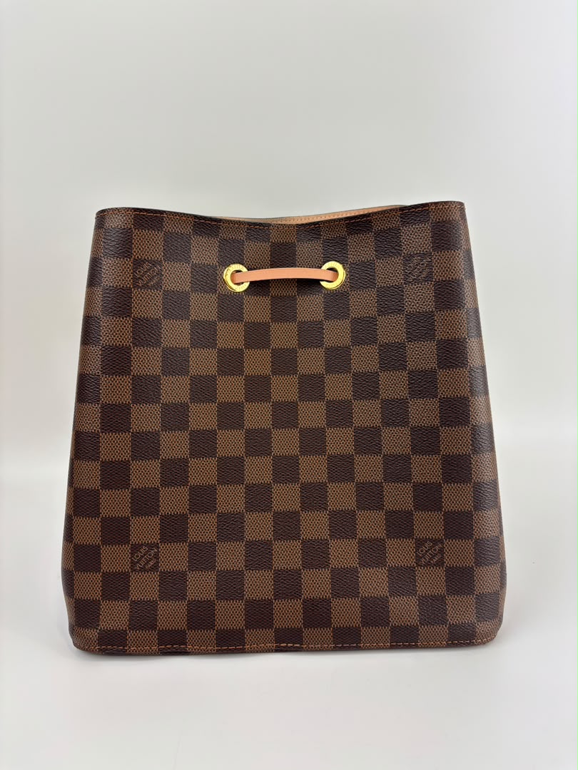 Damier Ebene Neonoe MM Venus Pink