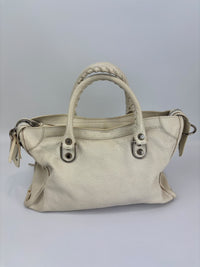 Metallic Edge City S Ivory Chevre SHW