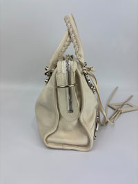 Metallic Edge City S Ivory Chevre SHW