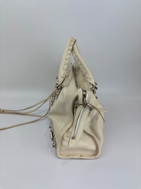 Metallic Edge City S Ivory Chevre SHW