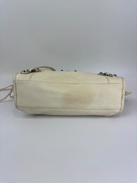 Metallic Edge City S Ivory Chevre SHW