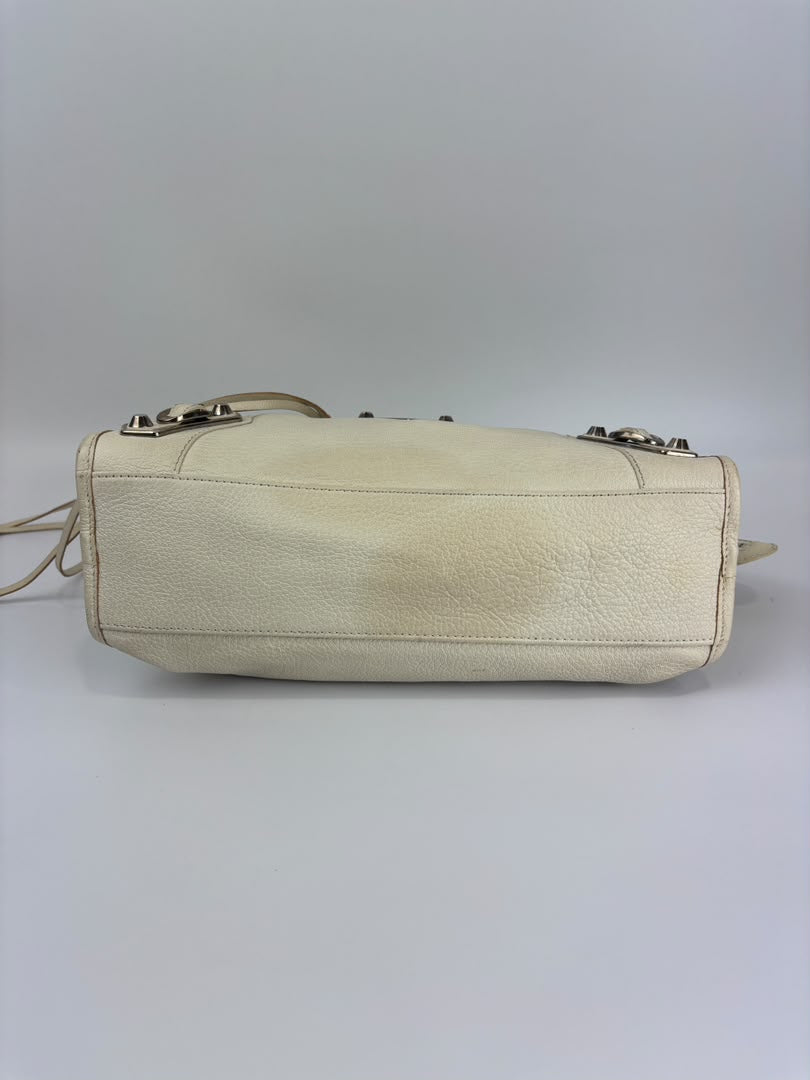 Metallic Edge City S Ivory Chevre SHW