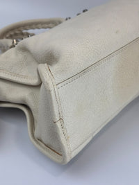 Metallic Edge City S Ivory Chevre SHW