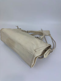 Metallic Edge City S Ivory Chevre SHW