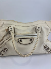 Metallic Edge City S Ivory Chevre SHW