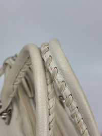Metallic Edge City S Ivory Chevre SHW