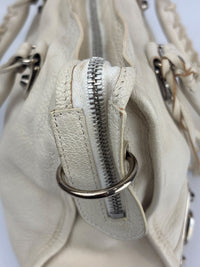 Metallic Edge City S Ivory Chevre SHW
