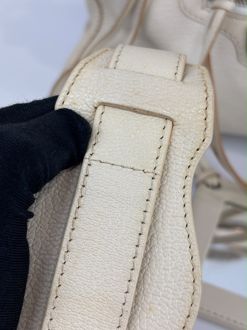 Metallic Edge City S Ivory Chevre SHW