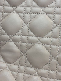 Large Lady Dior Light Pink Quilted Cannage Lambskin
