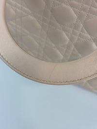 Large Lady Dior Light Pink Quilted Cannage Lambskin