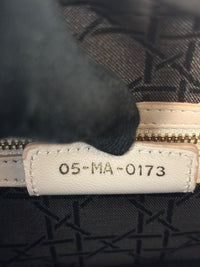 Large Lady Dior Light Pink Quilted Cannage Lambskin
