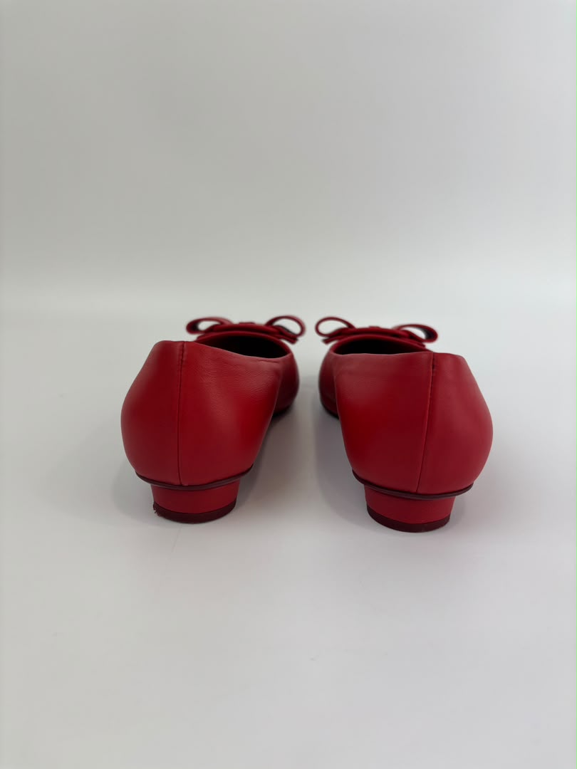 Viva Nappa Calf Ballet Flats in Lipstick Size 35