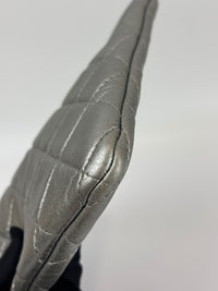 Small O Case Iridescent Silver Lambskin RHW