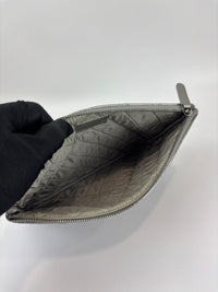 Small O Case Iridescent Silver Lambskin RHW