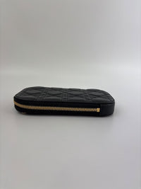 Lady Dior Call'in Dior Phone Holder in Black Cannage Lambskin