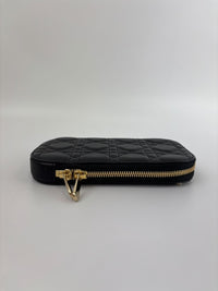 Lady Dior Call'in Dior Phone Holder in Black Cannage Lambskin