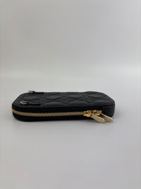 Lady Dior Call'in Dior Phone Holder in Black Cannage Lambskin
