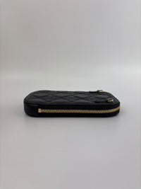 Lady Dior Call'in Dior Phone Holder in Black Cannage Lambskin