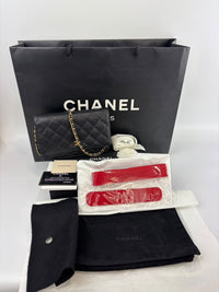 Wallet on Chain in Black Caviar GHW