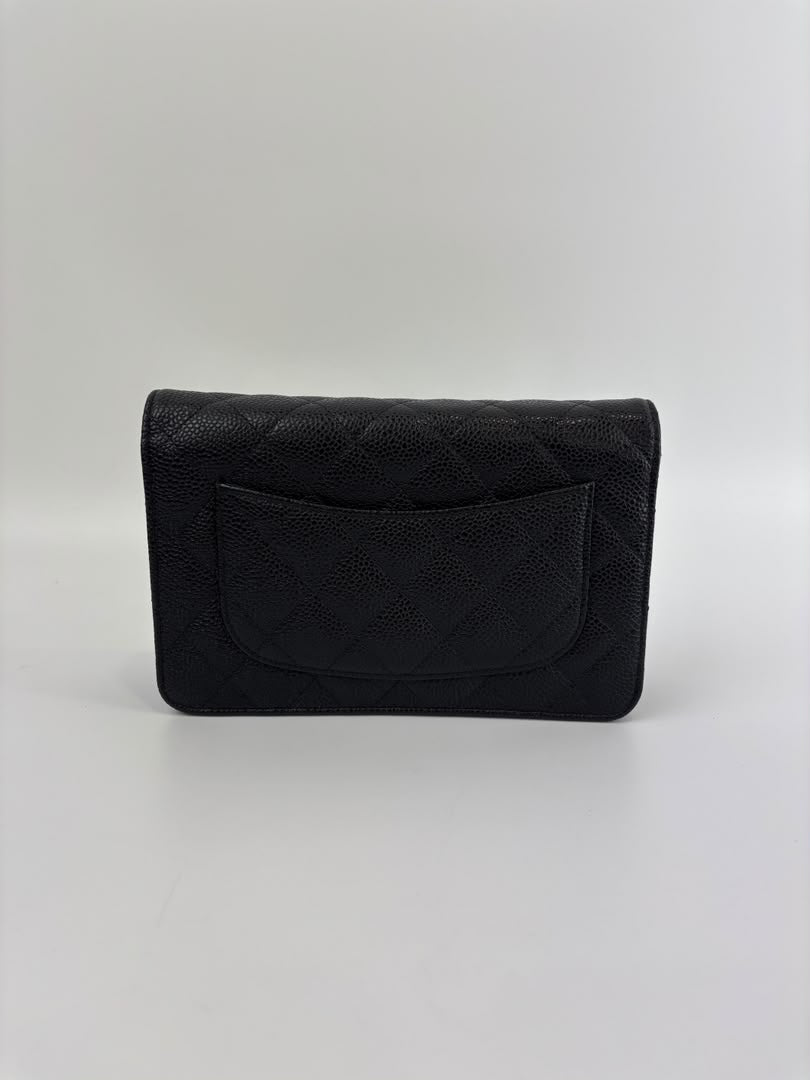 Wallet on Chain in Black Caviar GHW