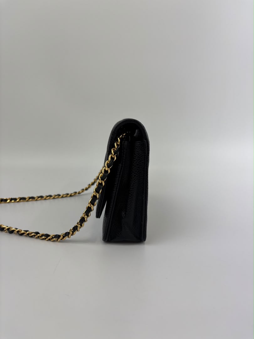 Wallet on Chain in Black Caviar GHW