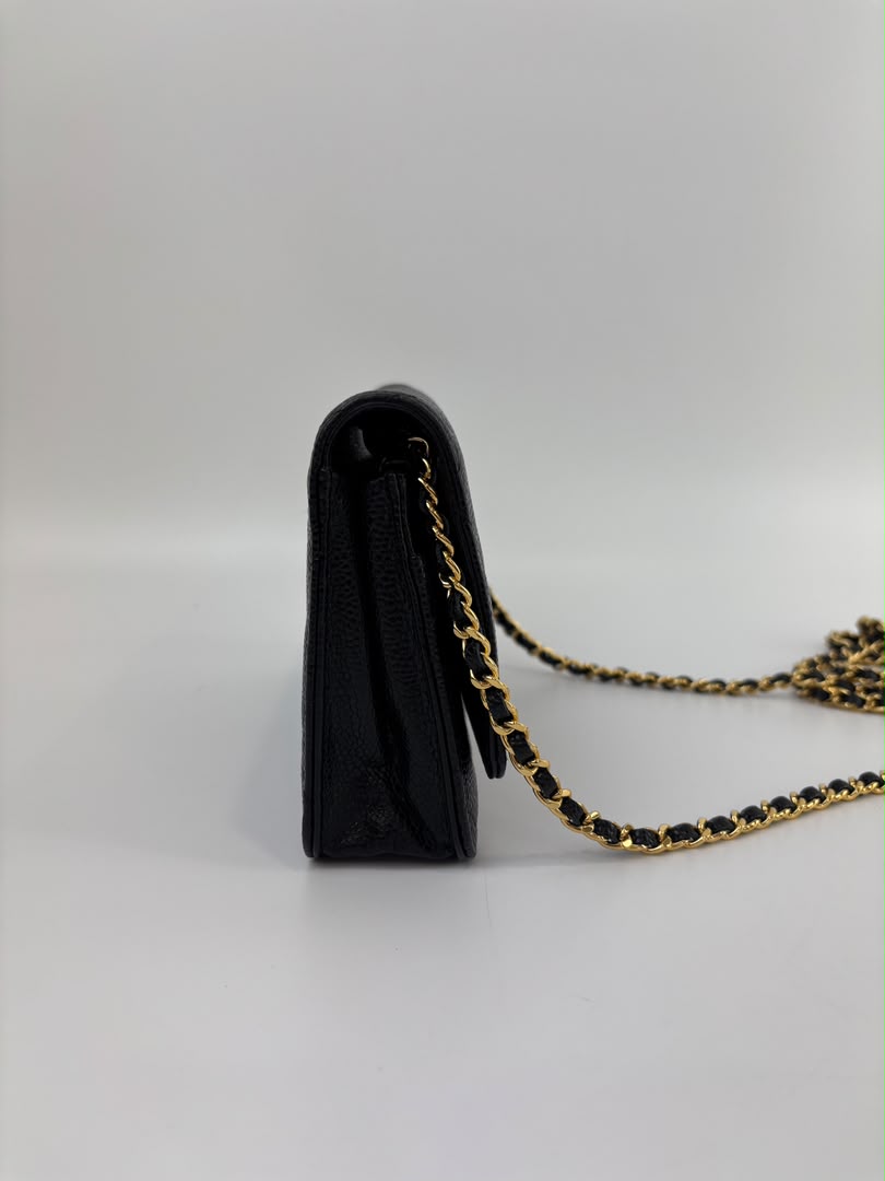 Wallet on Chain in Black Caviar GHW