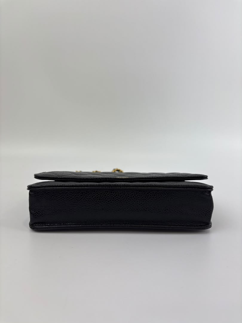 Wallet on Chain in Black Caviar GHW