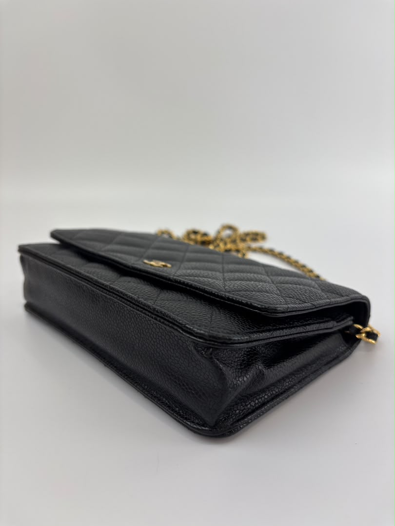Wallet on Chain in Black Caviar GHW