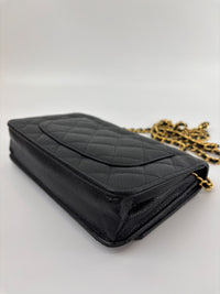 Wallet on Chain in Black Caviar GHW