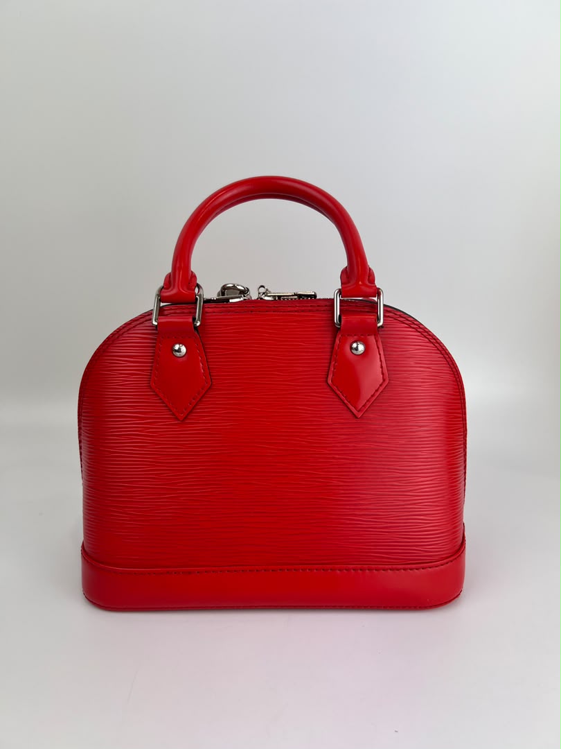 Alma BB in Red Epi Leather
