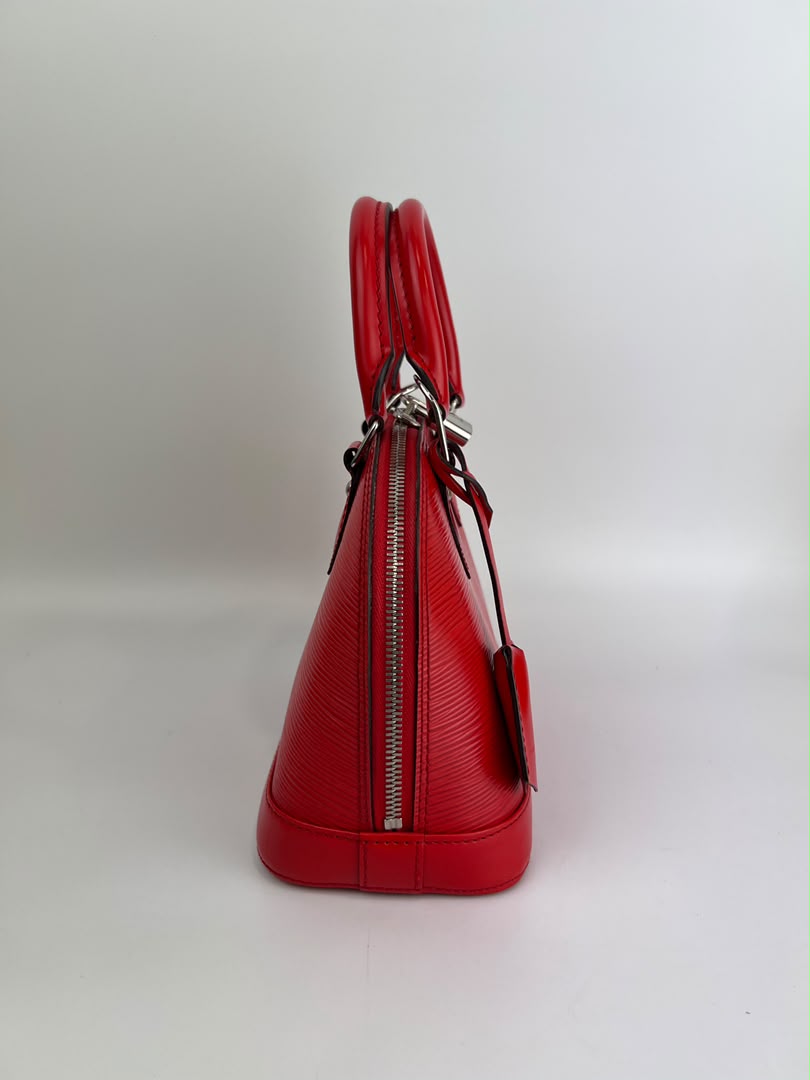 Alma BB in Red Epi Leather