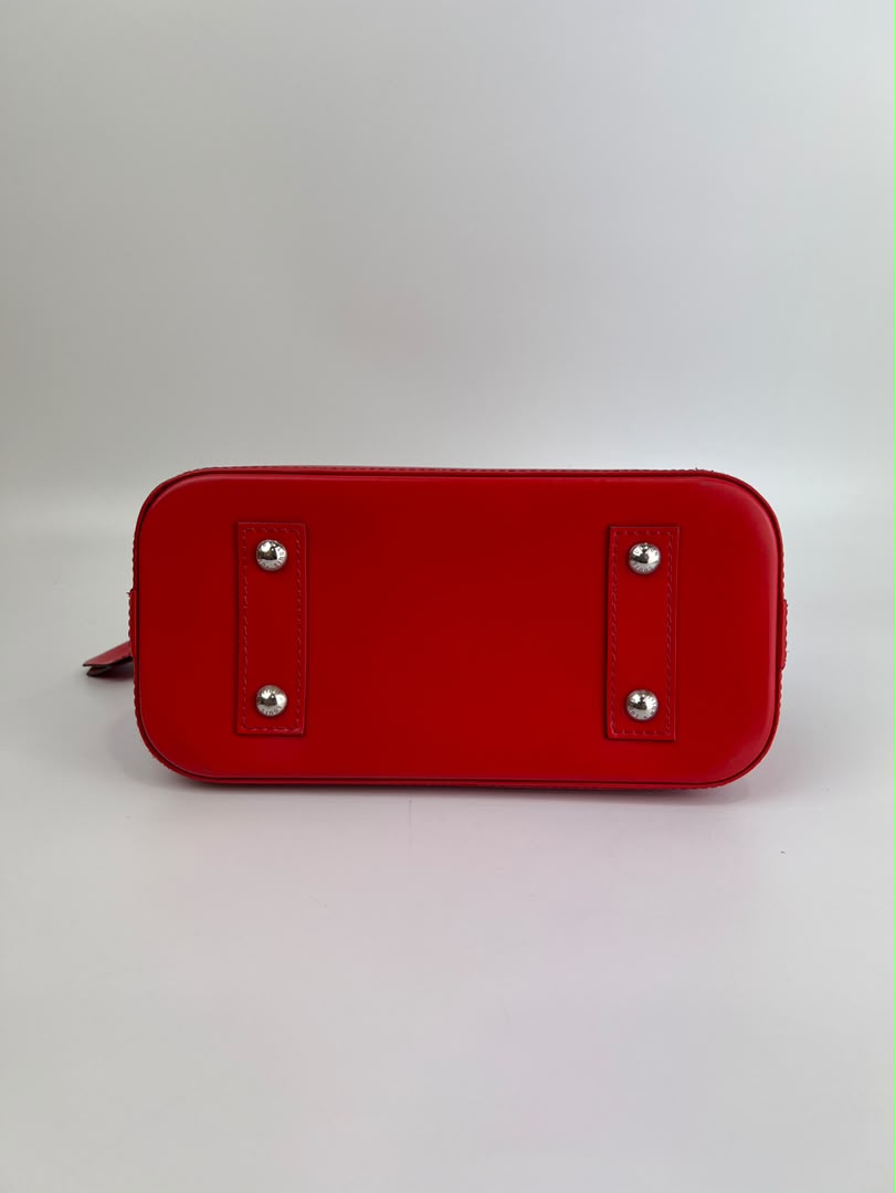 Alma BB in Red Epi Leather