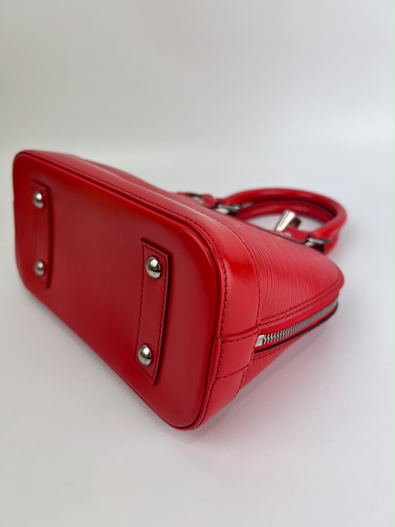 Alma BB in Red Epi Leather