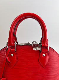 Alma BB in Red Epi Leather