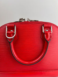 Alma BB in Red Epi Leather