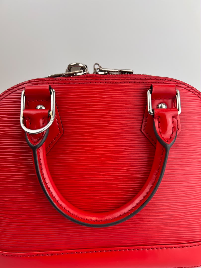 Alma BB in Red Epi Leather